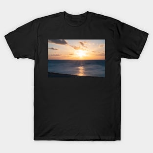 Beautiful Golden Cancun Sunrise Cancun Mexico T-Shirt